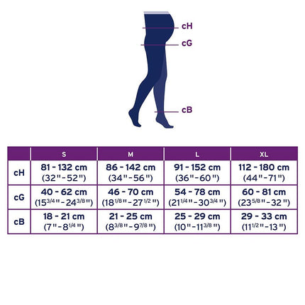 JOBST Maternity Opaque Compression Stockings, 20-30 mmHg, Waist High, Closed Toe - HV Supply