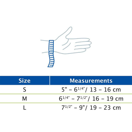 Actimove Sports Edition, Wrist Stabilizer, Removable Metal Stay, Right/Left, Black - HV Supply
