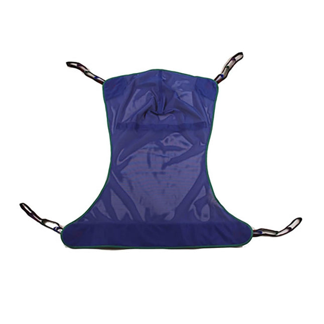 Invacare Reliant Full Body Sling for Patient Lifts, Mesh or Solid Polyester Fabric, Blue - HV Supply