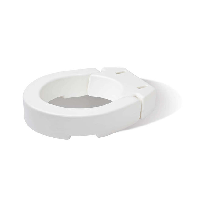 Carex Hinged Toilet Seat Riser, White