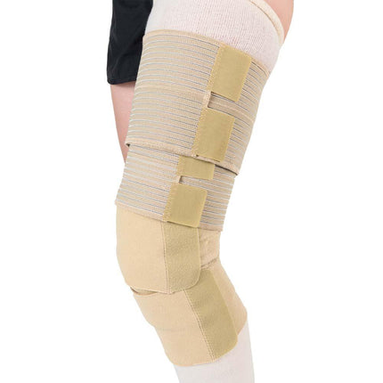 JOBST FarrowWrap Classic Compression Wraps, 30-40 mmHg, Thighpiece/ Kneepiece Combo, Tan - HV Supply