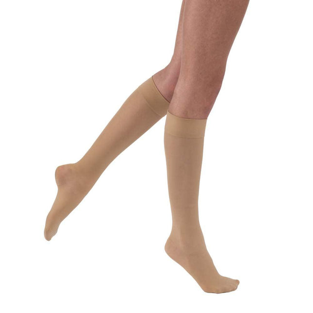JOBST UltraSheer Compression Stockings, 30-40 mmHg, Knee High, SoftFit Band, Closed Toe - HV Supply