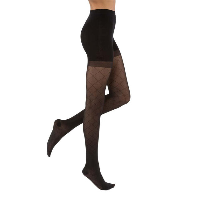 JOBST UltraSheer Diamond Pattern Compression Stockings, 20-30 mmHg, Waist High, Closed Toe - HV Supply