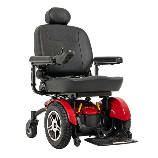 Pride Mobility Jazzy Elite 14 Group 2 Power Chair, Red - HV Supply
