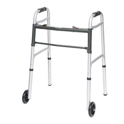 ProBasics Aluminum Two-Button Release Folding Walker (Pack of 4)