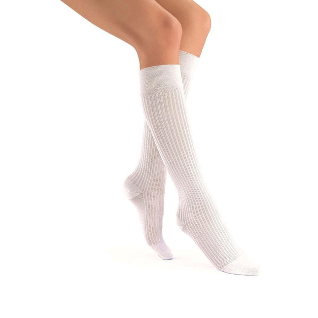 JOBST soSoft Compression Socks, 20-30 mmHg, Knee High, Ribbed, Closed Toe - HV Supply