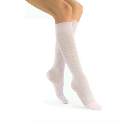 JOBST soSoft Compression Socks, 15-20 mmHg, Knee High, Brocade, Closed Toe - HV Supply
