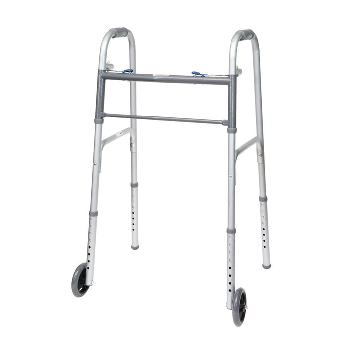 ProBasics Economy Two-Button Folding Steel Walker (4 per Pack)