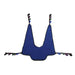 Invacare Reliant Stand Assist Transfer Sling for Patient Lifts, Solid Fabric, Blue - HV Supply
