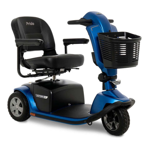 Pride Mobility Victory 10.2 3 Wheel S6102 w/U-1 Batteries Mobility Scooter - HV Supply