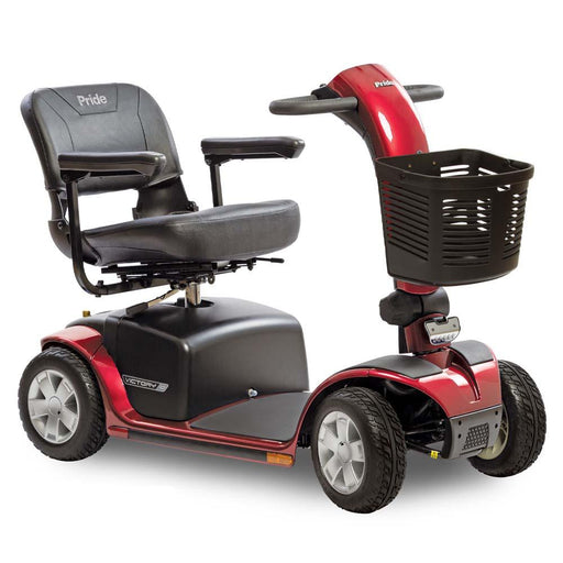 Pride Mobility Victory 10 4 Wheel SC710 w/U-1 Batteries Mobility Scooter - HV Supply