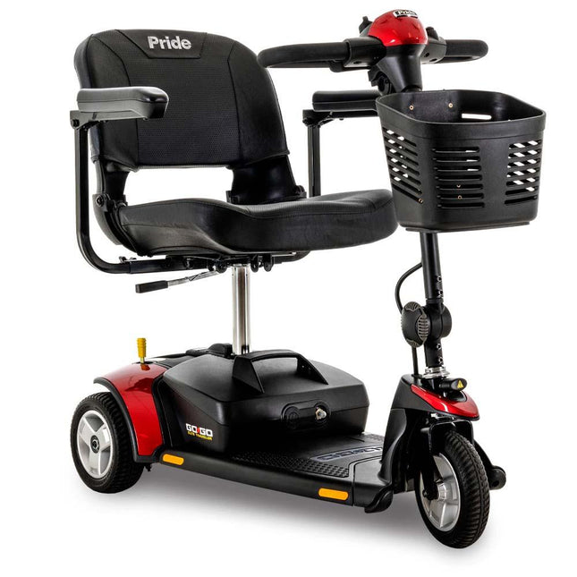 Pride Mobility Go-Go Elite Traveller 3-Wheel SC40E w/ 12 AH Mobility Scooter - HV Supply