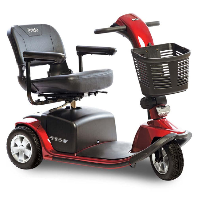 Pride Mobility Victory 10 3 Wheel SC610 w/ U-1 Batteries Mobility Scooter - HV Supply