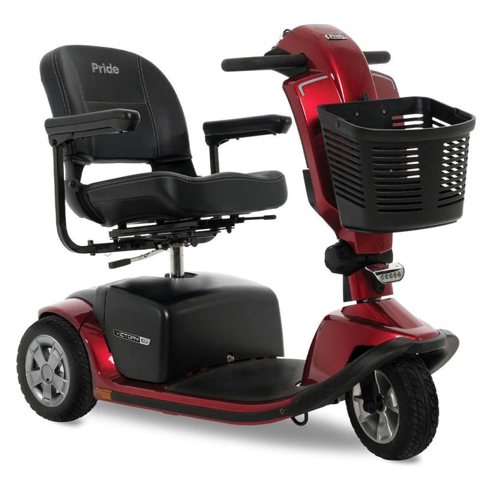 Pride Mobility Victory 10.2 3 Wheel S6102 w/U-1 Batteries Mobility Scooter - HV Supply