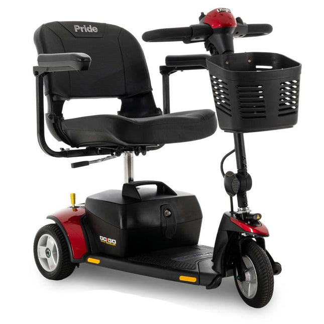 Pride Mobility Go-Go Elite Traveller 3-Wheel SC40E w/ 18 AH Mobility Scooter - HV Supply